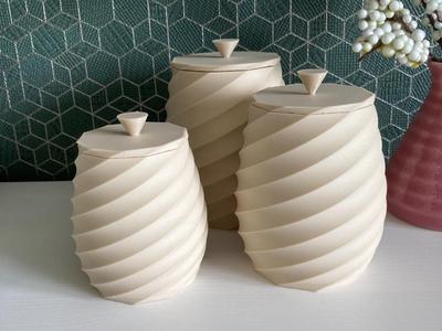 Bath Container Set With Lids (Large,Medium,Small)