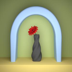 Decorative vase 1 Free