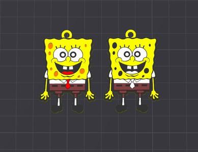 spongebob keychain  (free for commercial use)