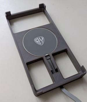 Cradle for Wireless Charger BY-SpaceEnergy for Pixel 7a in silicone case