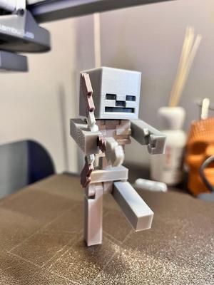 Minecraft articulated skeleton