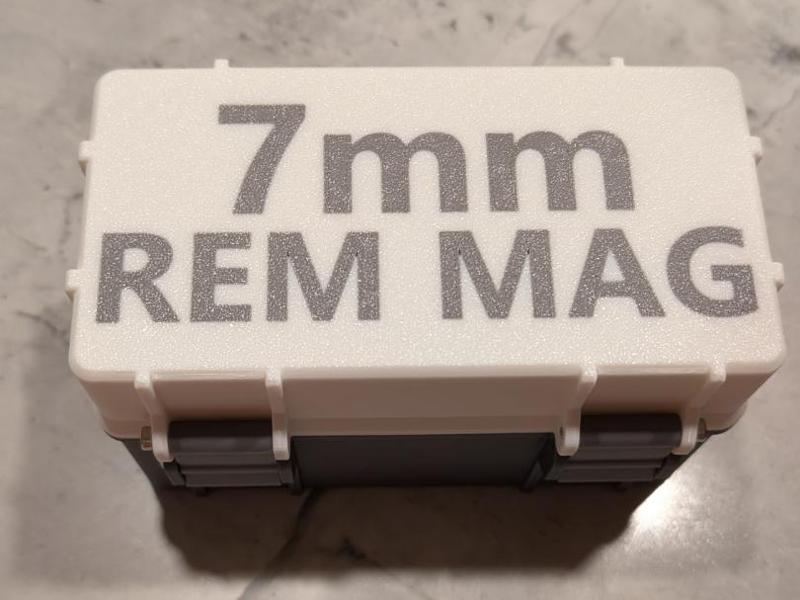 7mm Remington Magnum 50rnd Ammo Box