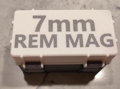 7mm Remington Magnum 50rnd Ammo Box