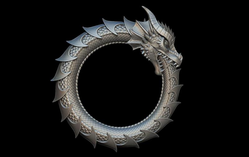 Dragon Eating Its Own Tail