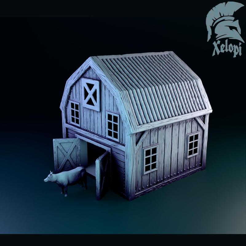 Farm with animals