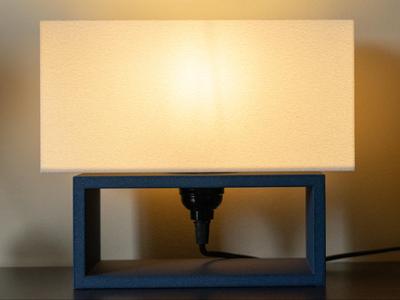 The Minimalist Lamp – Fuzzy Skin Open Bodied Lamp