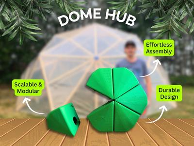 Greenhouse Dome Hub (Modular, Scalable, Efficient)