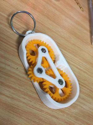 Fidget Gear Keyring