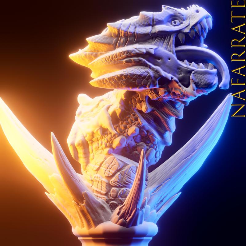 Undead Dragon Bust