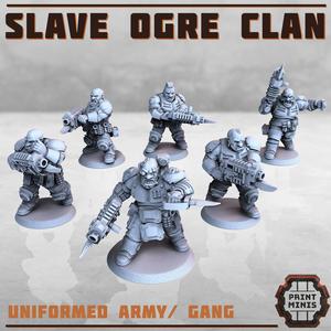 Slave Ogres Clan with Leader x6