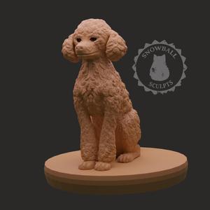 Poodle Statue/Miniature