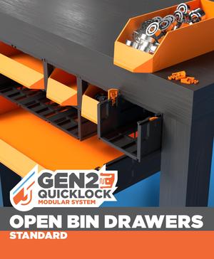 GEN2 Open Bin Drawers – Standard