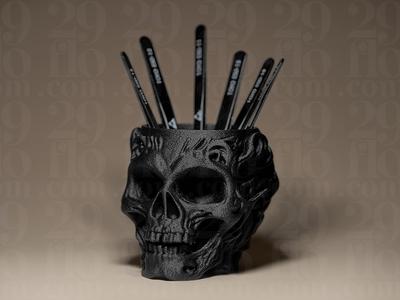 Skull Shaped Holder / Organizer