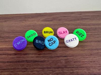 Golf Ball Markers (Brain Rot)