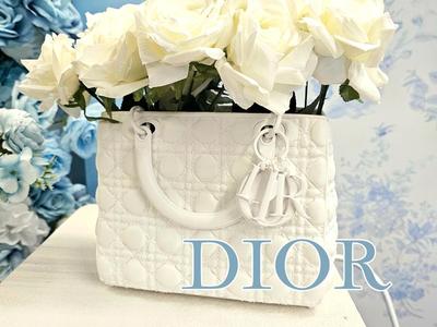 DIOR floral decor bag