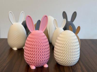Easter Bunny Egg (Zigzag version)