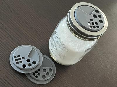 Mason jar lid v2 with three openings