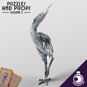 Figurine of Wondrous Power – Marble Grey Heron