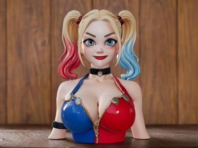 Harley Quinn Sculpture