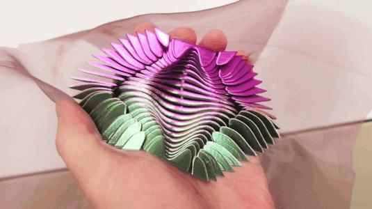 Layered Landscape—3D Printed Fabric