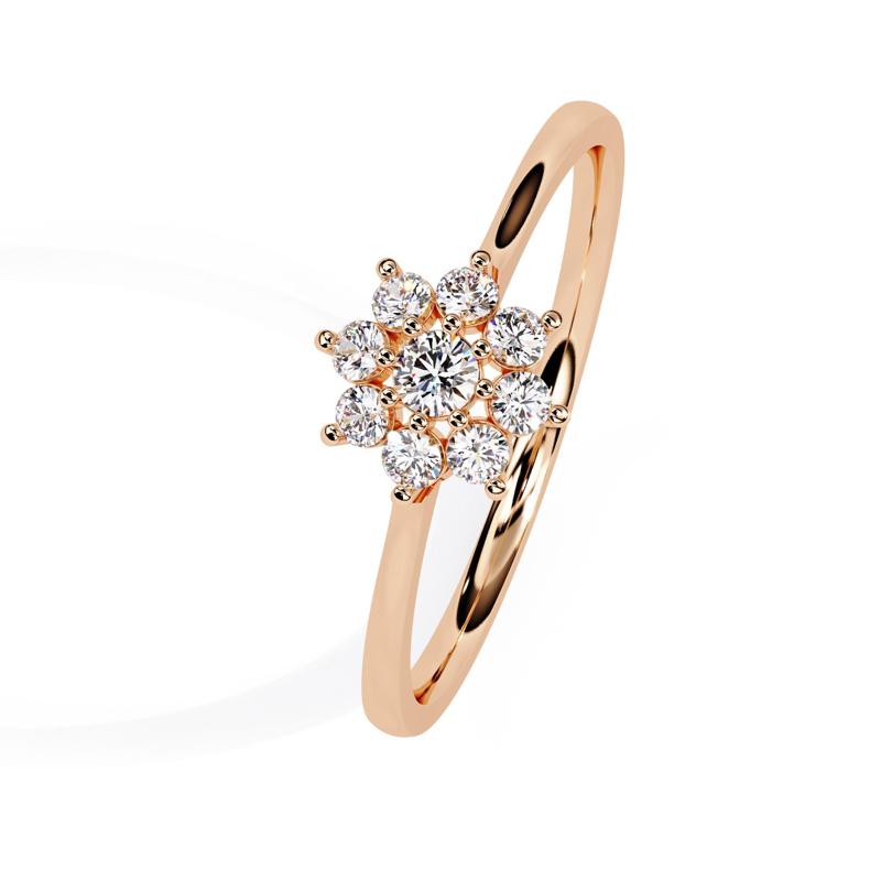 Solitaire Diamond Ring 360 animation renders 3dm stl details