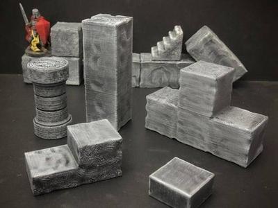 ScatterBlocks: Cyclopean Stone Parts Expansion (28mm/Heroic scale)