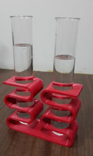 Decorative Test Tube Holder as Pot (Plant Pot)
