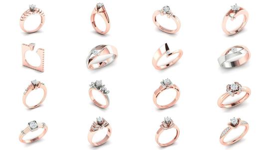 200 model-Bulk Solitaire ring 3dm stl render detail 3D print  3D Model Collection