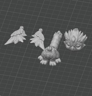 Phoenix Griffin – Articulated – 3D print STL and 3MF file