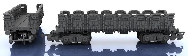 OO Train - Warhammer Style Troop Platform v1 M   