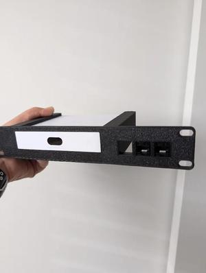 [RE-REMIX] 10-inch Rack Mount for UniFi UXG Max | UniFi UCG-Ultra | UniFi UCG-Max | 3 Keystones