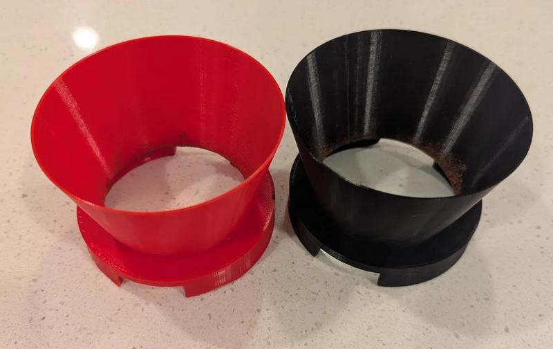 Rancilio Silvia 58mm portafilter funnel