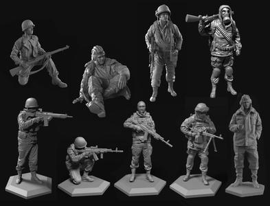Army ver  2 3D Model Collection