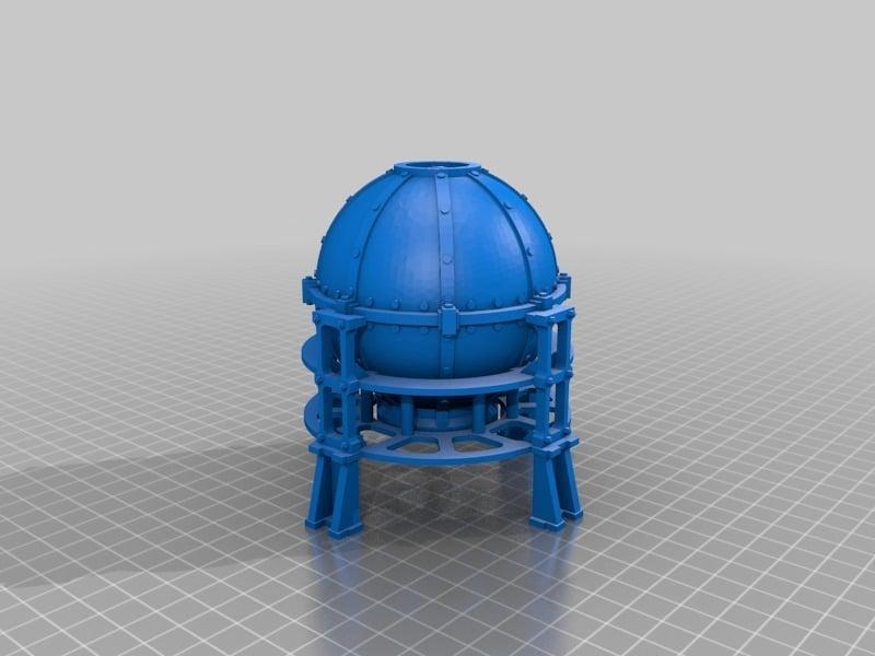 Gas tank with frame