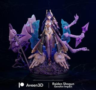 Raiden Shogun – Genshin Impact – Garage Kit