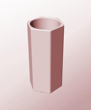 CH68-170 Modular component container for modern decor 3d printing