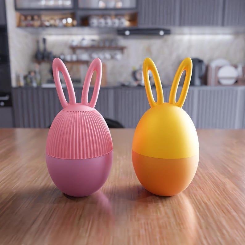 3D Easter Bunny Storage Set as Stl Files & Easter Set, Rabbit Decor, Easter Basket, Bunny Ears, Easter Day, 3D Print File, Gift Basket