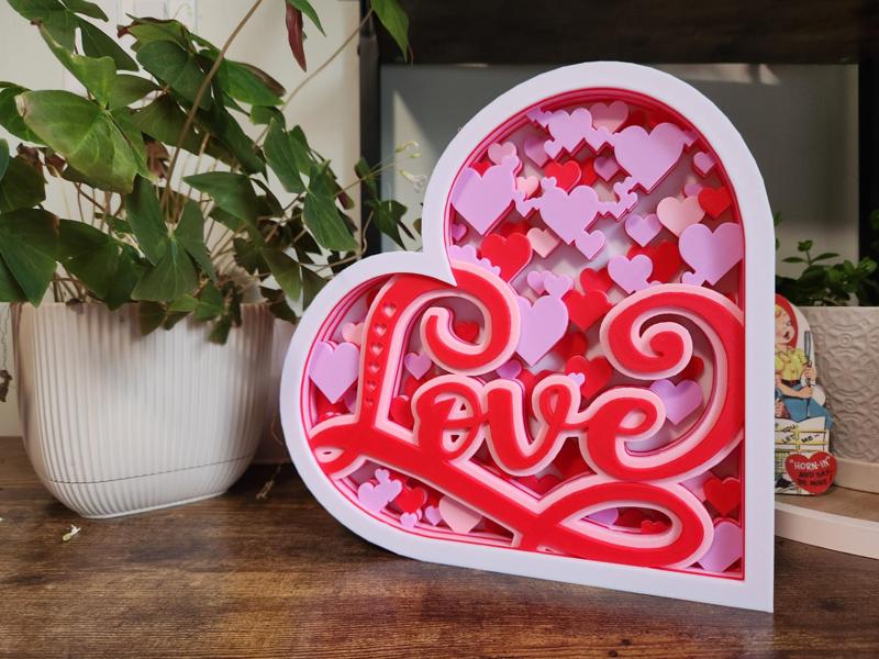 Mandala Layered Heart