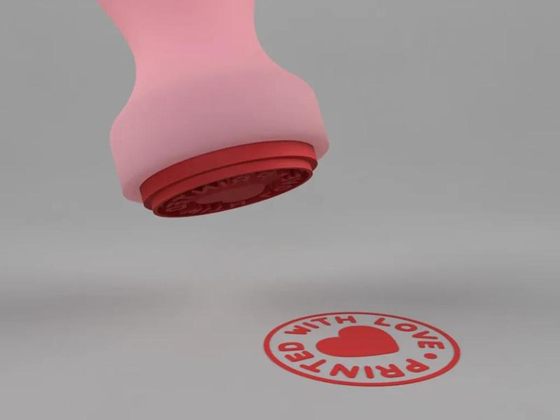 Printed With Love - Stamp   