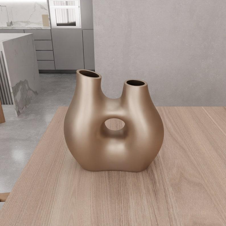 3D Modern Vase 2 as Stl File & Home Decor, Unique Vase, Valentines Gift, 3D Printing, Vase For Flowers, Small Vase, Pitcher, 3D Print File
