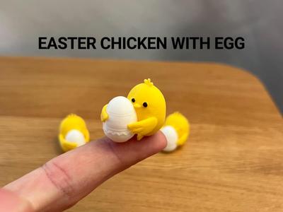 Easter Chicken with Egg