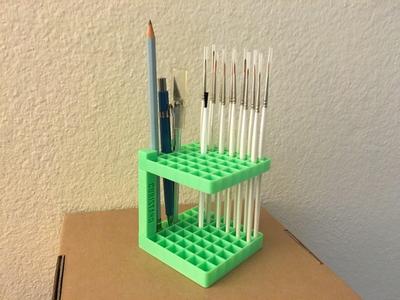 Cubistand Pencil Pen Brush Holder Stand