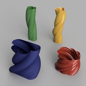 Twisted Cloud Vase Collection ( Vase Mode)
