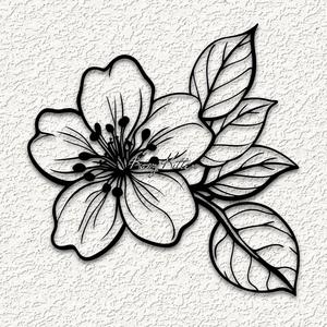 tropical flower wall art