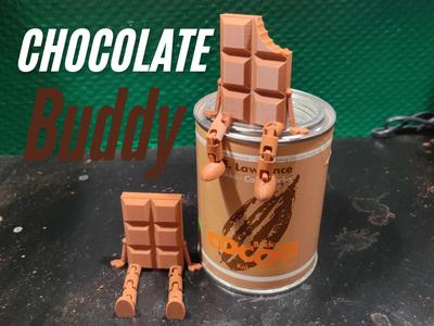 Chocolate with articulated legs