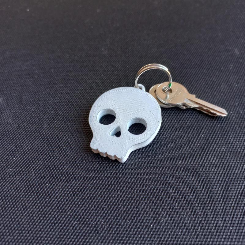 Skull keychain