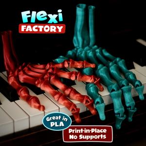 FLEXI PRINT-IN-PLACE SKELETON HAND