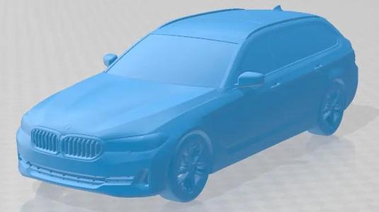 BMW 5 Series Touring G31 2021 Printable Car
