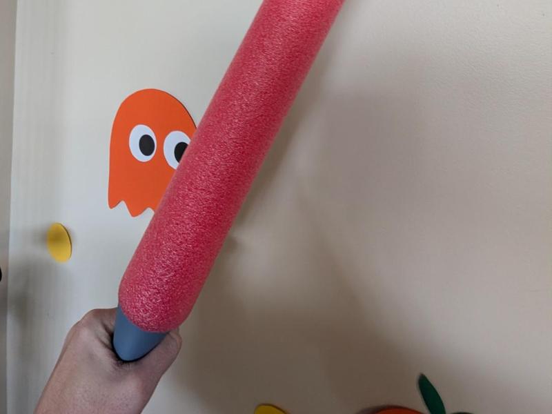 Pool Noodle Sword Handle