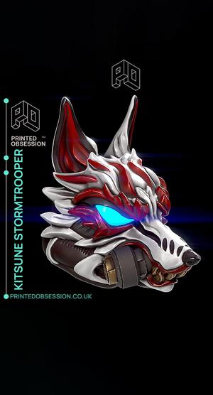 Kitsune Stormtrooper Helm – Star Wars – Fanart